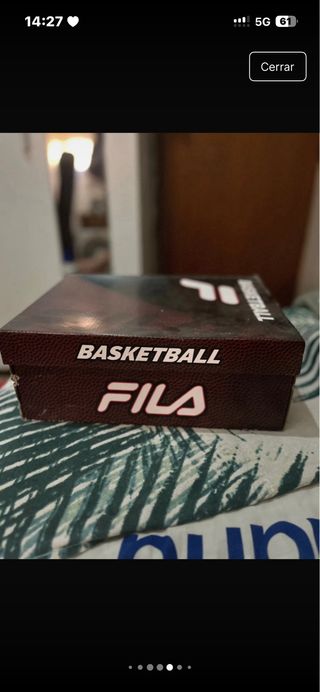 Zapatillas Baloncesto Fila Negras Talla 42