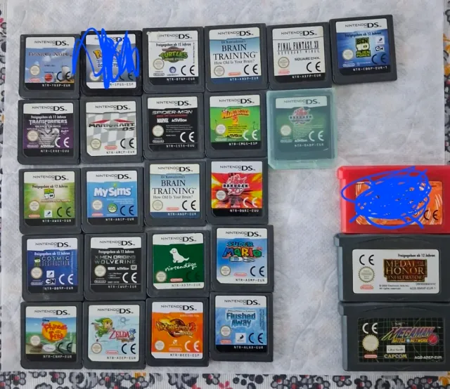 Cartuchos juegos para Nintendo DS y gameboy