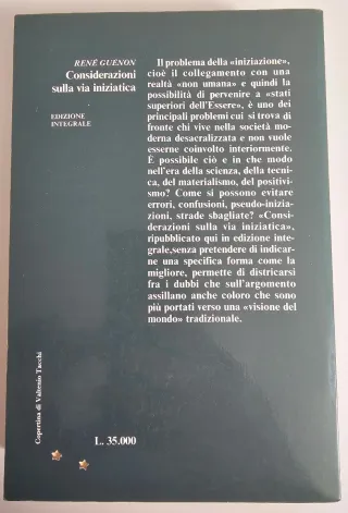 R. Guénon "Considerazioni sulla via iniziatica"