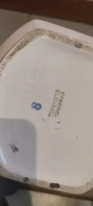 Antiguo Juego 5 Tarros Cocina Checoslovaquia