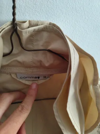 Cazadora Saco beige mujer diseño