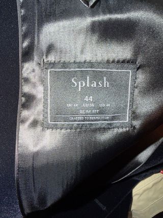 Americana Terciopelo Negra Hombre