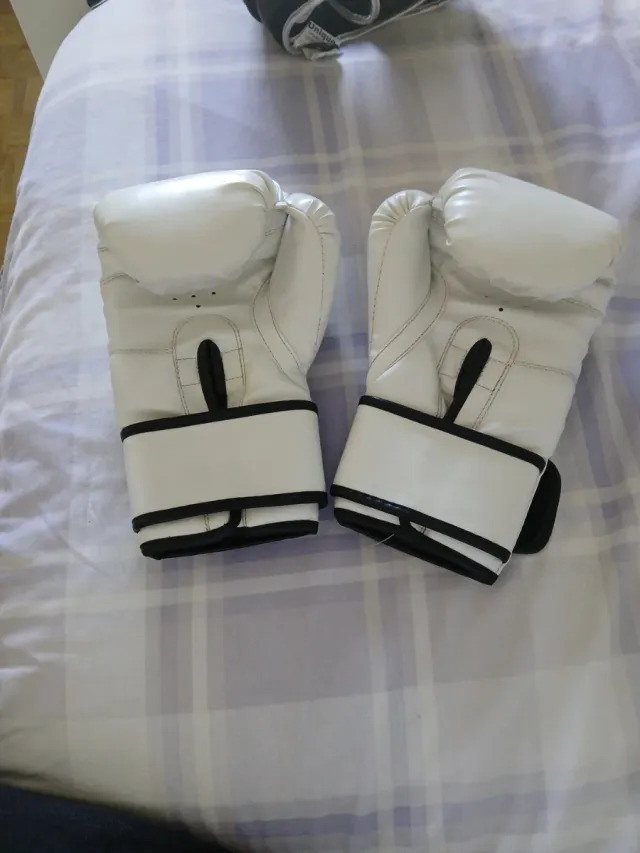 Guantes Boxeo Everlast Blancos Casi Nuevos