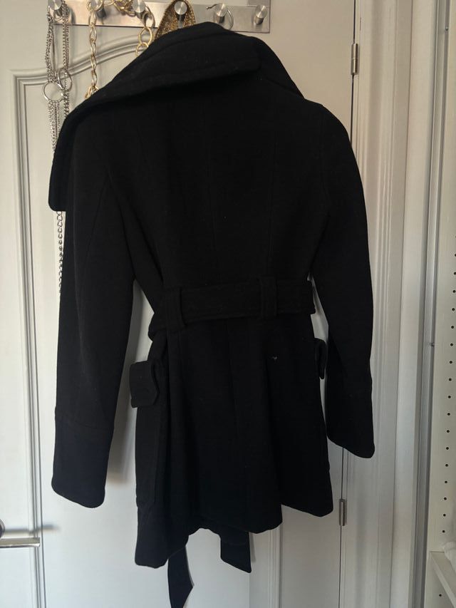 Abrigo Zara Basic Negro