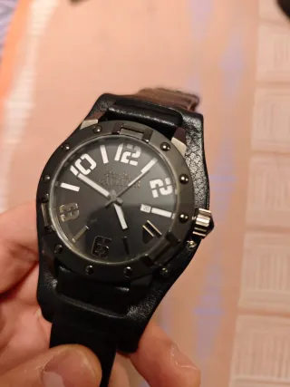 Reloj Jean Paul Gaultier Negro Cuero