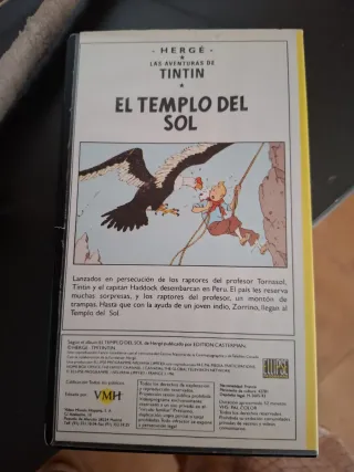 Lote 22 VHS Las Aventuras de Tintín