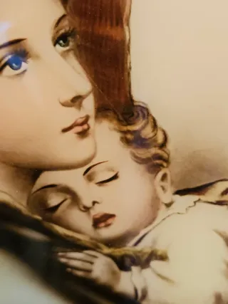 Stampa Vetro Madonna del Riposo Anni '40