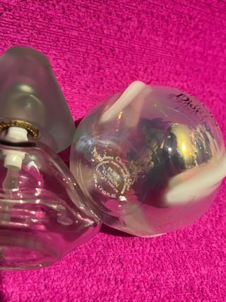 Frascos vacíos Perfume Dior Pure Poison y Dalí