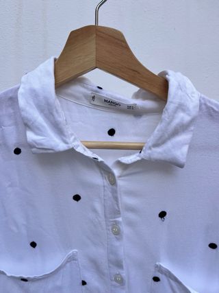 Camisa Mango Lunares Talla L