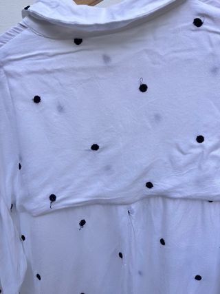 Camisa Mango Lunares Talla L