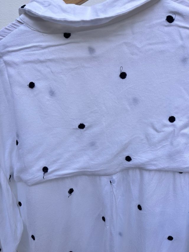 Camisa Mango Lunares Talla L