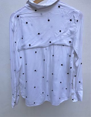 Camisa Mango Lunares Talla L