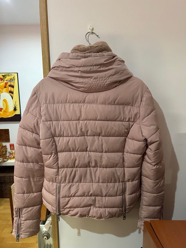 Abrigo rosa Zara Talla S-M