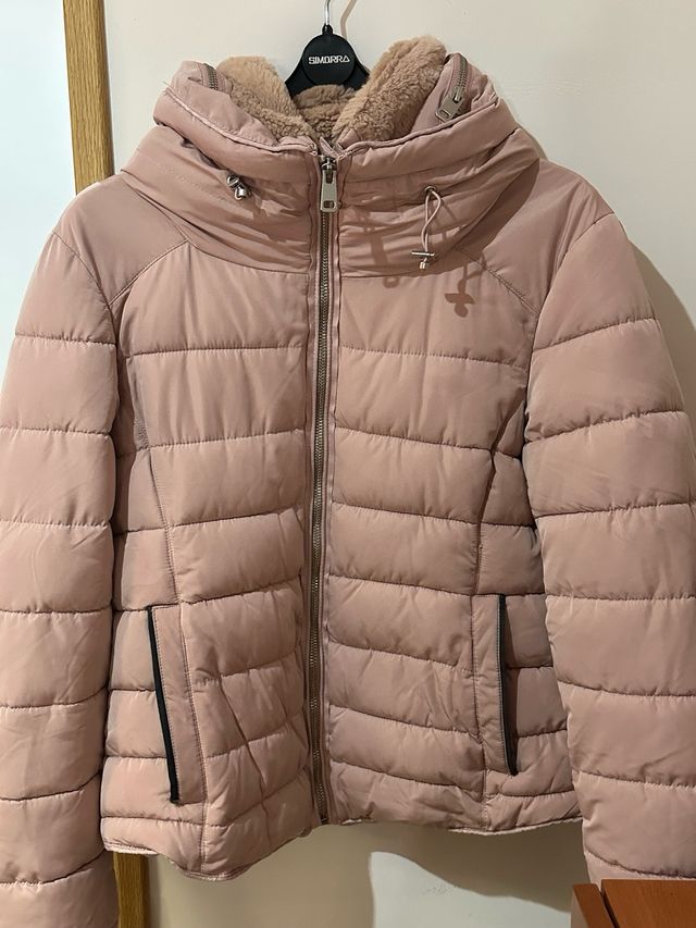 Abrigo rosa Zara Talla S-M