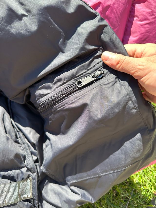 Jaqueta The North Face Retro Nuptse Rosa e Preta