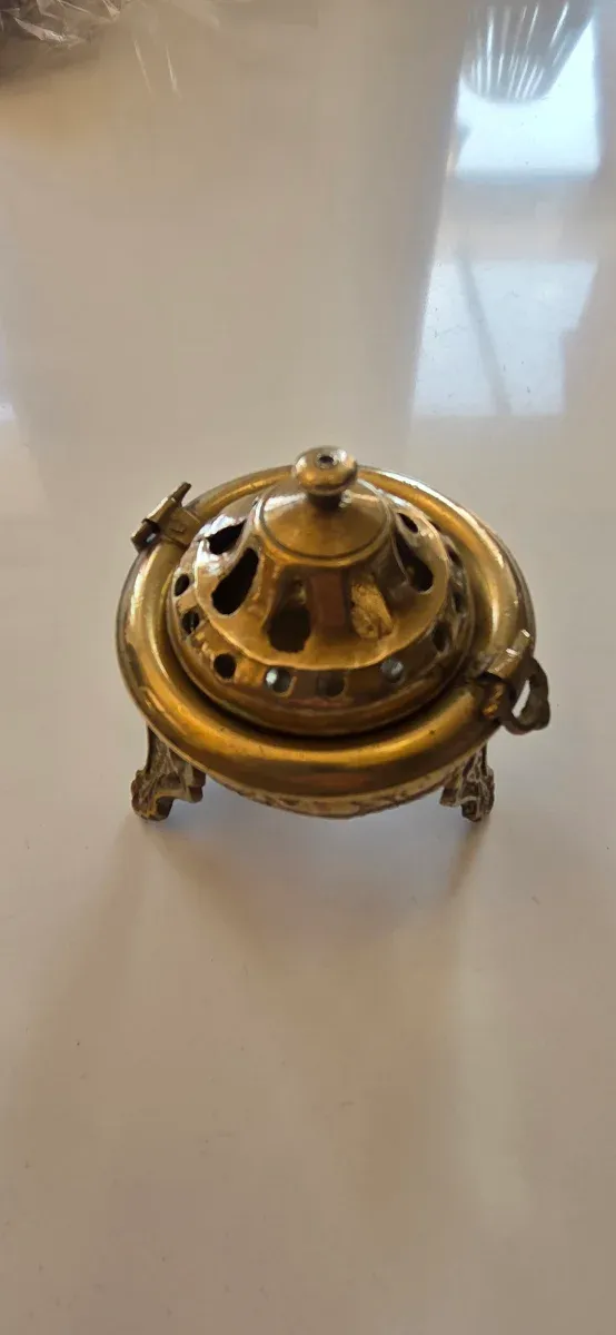 Braserillo/Incensario Antiguo Latón, años 40