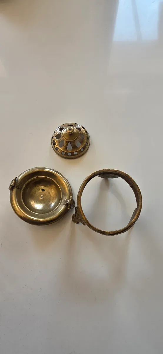 Braserillo/Incensario Antiguo Latón, años 40