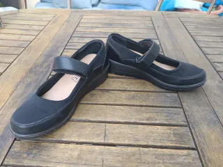 Zapatos de piel Comfeel negros talla 36