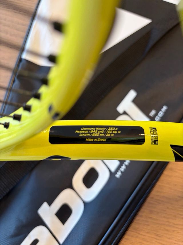 Raqueta Tenis Babolat Aero Jr 26 Niño