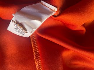 Vestido Zara naranja con bolsillos