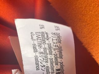 Vestido Zara naranja con bolsillos