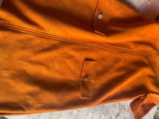 Vestido Zara naranja con bolsillos