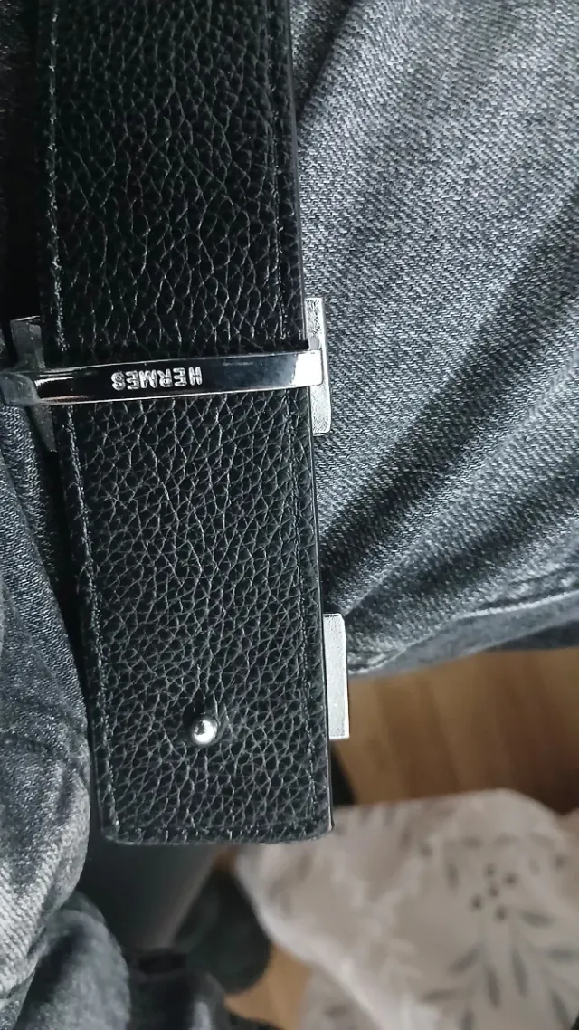 Cinturón Hermès Paris Made in France Naranja