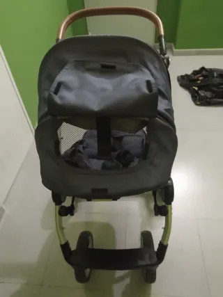 Carro Trio Mutsy EVO.Capazo+silla paseo y coche