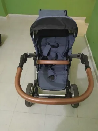 Carro Trio Mutsy EVO.Capazo+silla paseo y coche