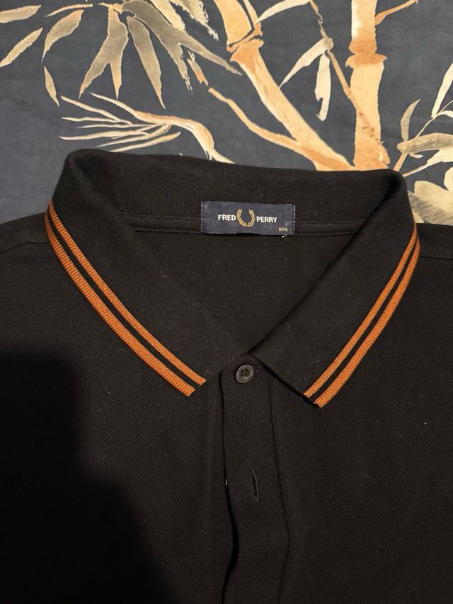 Polo Fred Perry Negro Talla XXL