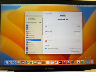 MacBook Air 13 2020 Plata