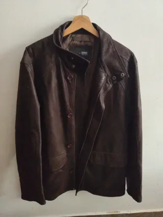 Chaqueta Piel Marrón Gerry Sport Talla L
