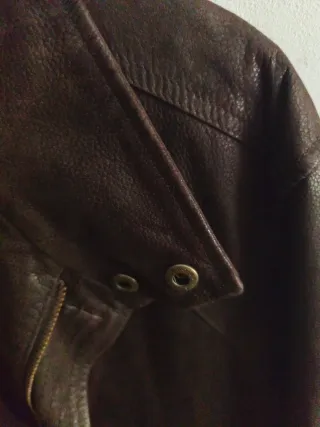 Chaqueta Piel Marrón Gerry Sport Talla L