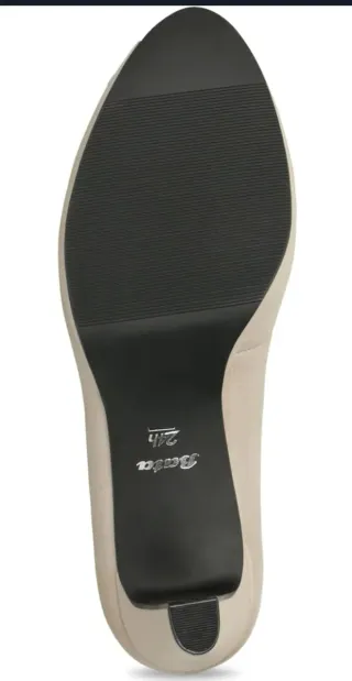 BATA Zapatos Tacón Piel Talla 38 Beige