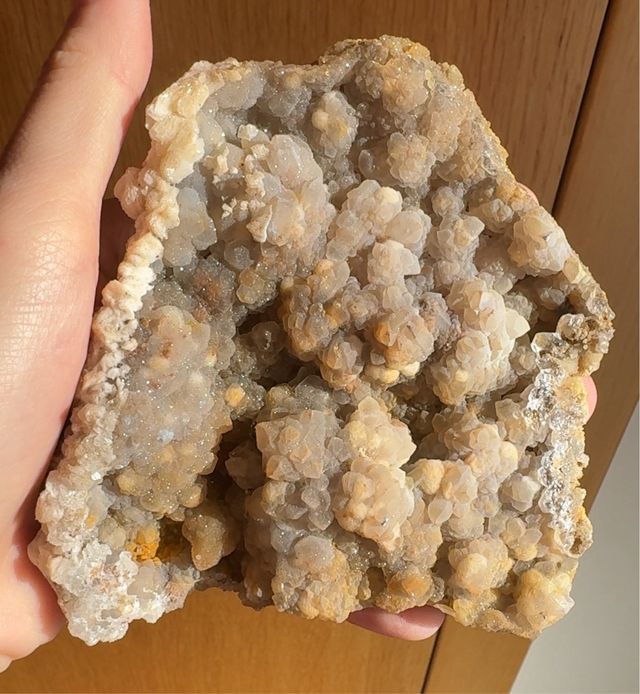 Cuarzo Calcedonia y Calcita Mineral