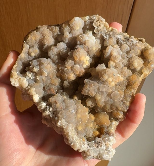 Cuarzo Calcedonia y Calcita Mineral