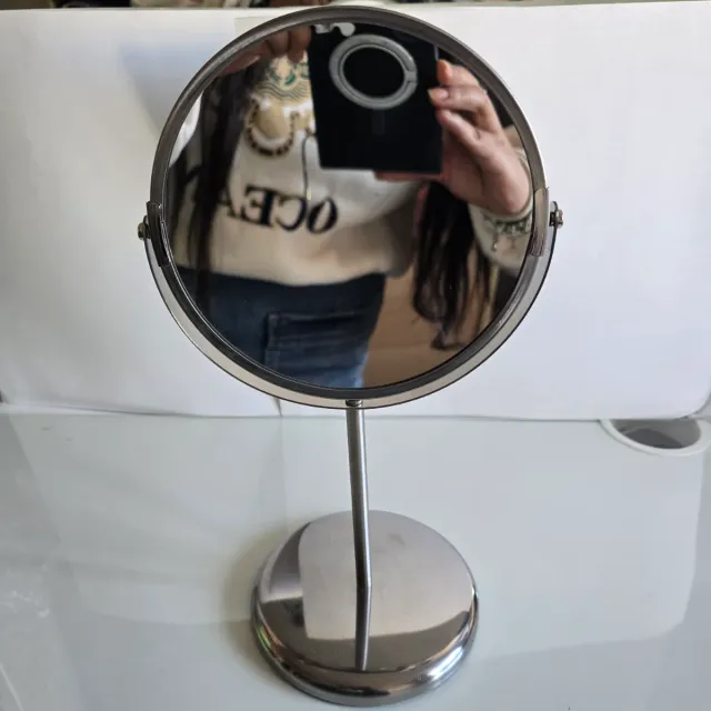 Espejo de mesa acero inoxidable