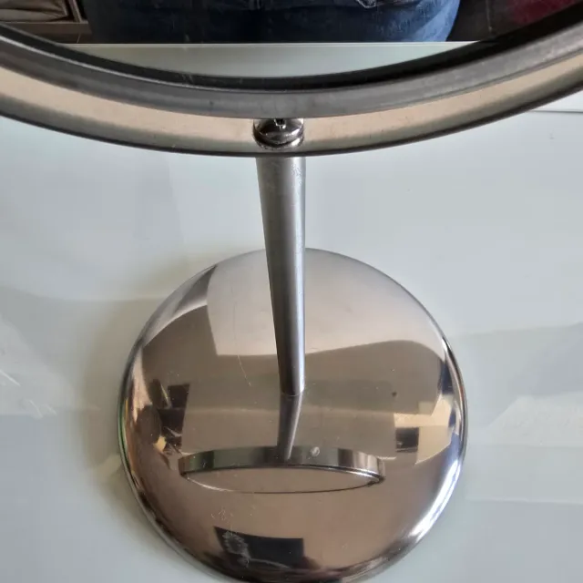 Espejo de mesa acero inoxidable