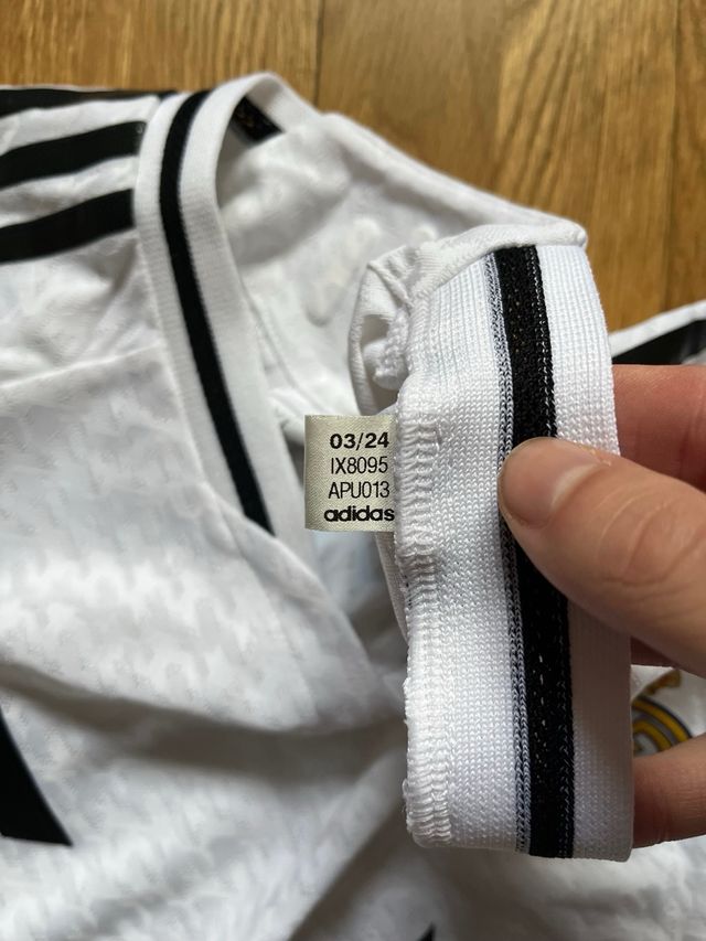 Camiseta Original Real Madrid Mbappe 9 UCL