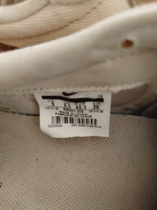 Zapatillas Nike Mujer Beige/Blanco