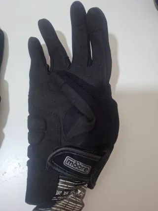 Guantes de moto Moore negros mujer