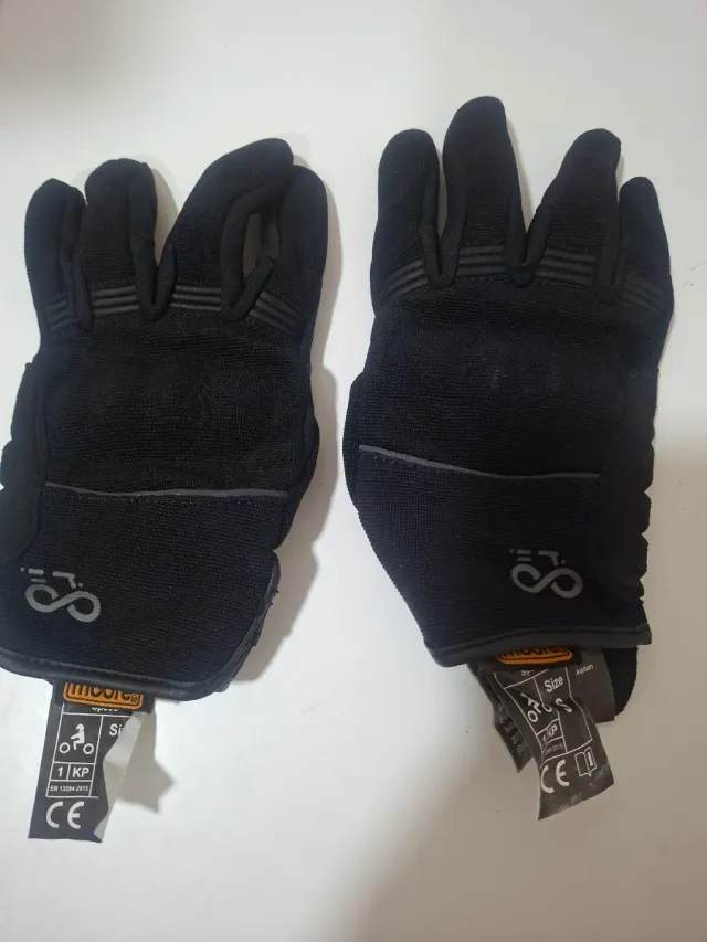 Guantes de moto Moore negros mujer