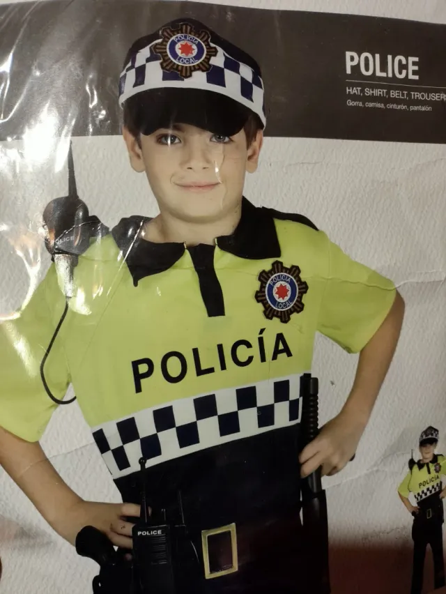 Disfraz Policía Talla 7 a 9 años
