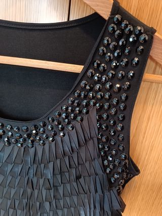 Vestido Negro Fiesta Talla S/M