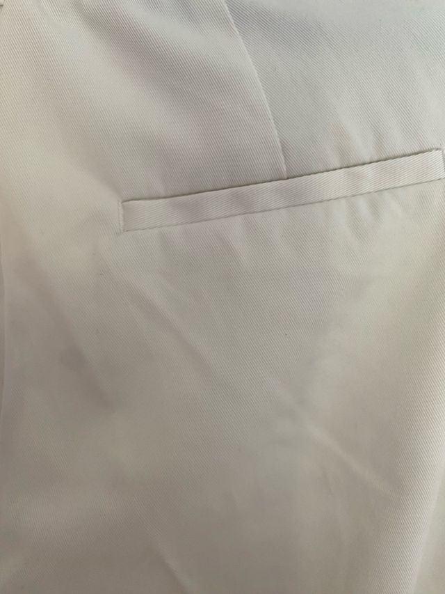 Pantalón blanco ancho