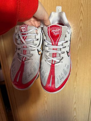 Nike Air Max 360 Zapatillas Grises y Rojas