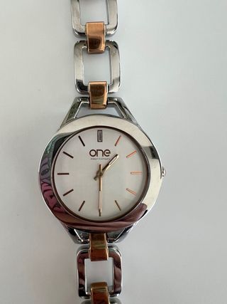 Reloj ONE Mujer Oro y Plata