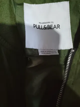 Giacca bomber Pull&Bear verde militare