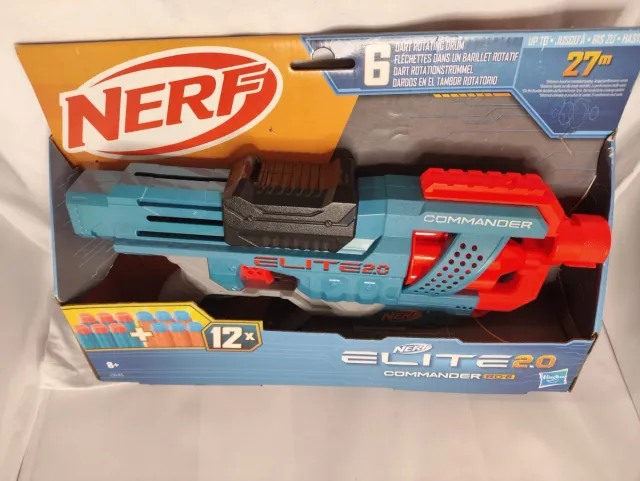 Pistola Nerf Elite 2.0 Commander RD-6