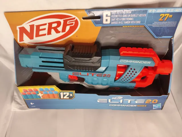 Pistola Nerf Elite 2.0 Commander RD-6